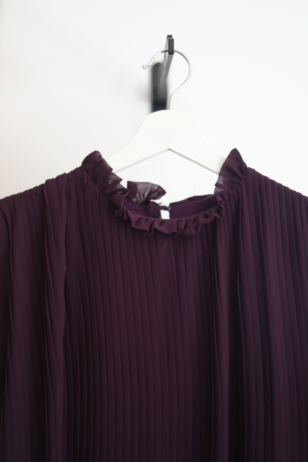 Plissee Dress Violett